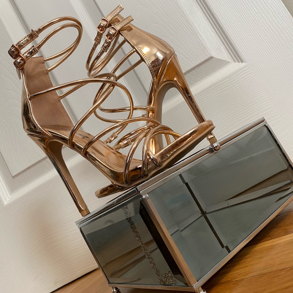 Women’s Size 5.5 Rose Gold High Heels